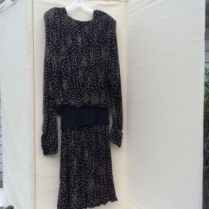 Vintage Norma Walter’s silk cocktail dress